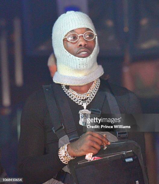 Rapper Offset of the group Migos attends Migos official Concert After Party at Story Nightclub on November 15, 2018 in Miami Beach, Florida.