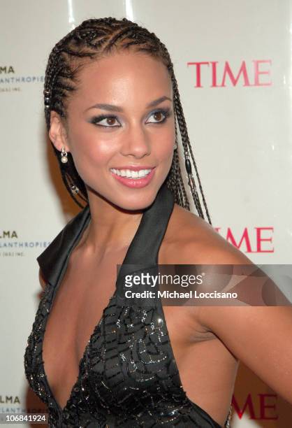 Alicia Keys during The Black Ball Hosted by Alicia Keys and Benefiting the Keep a Child Alive Foundation at Frederick P. Rose Hall at Jazz at Lincoln...