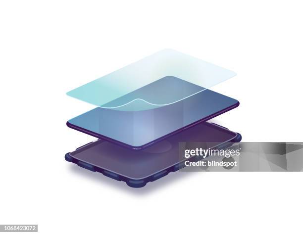 phone protection - phone case stock illustrations
