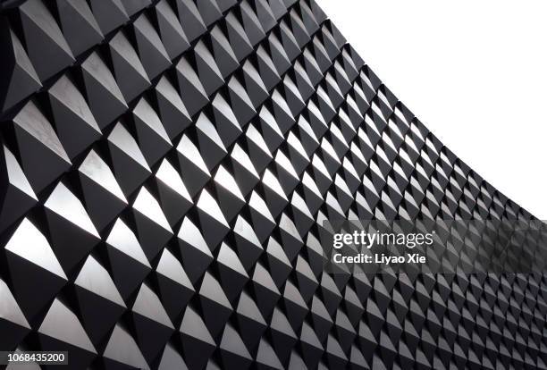 3d geometry texture - triangle shape stock pictures, royalty-free photos & images