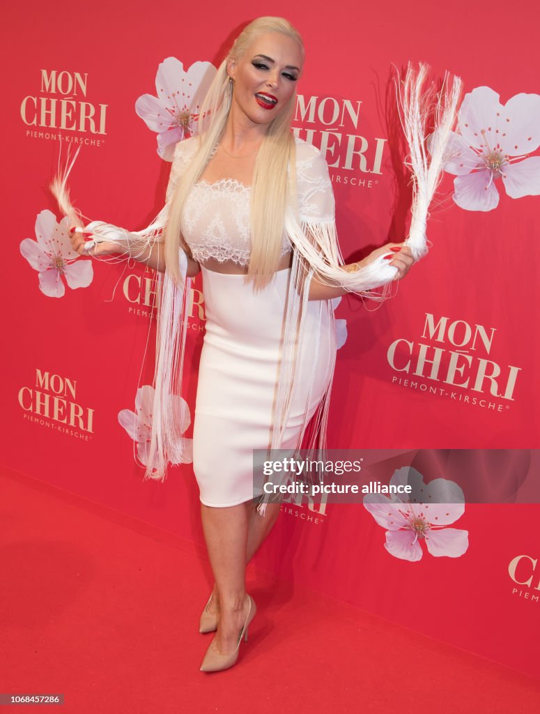 Daniela Katzenberger comes to the gala of the Mon Cheri Barbara Day