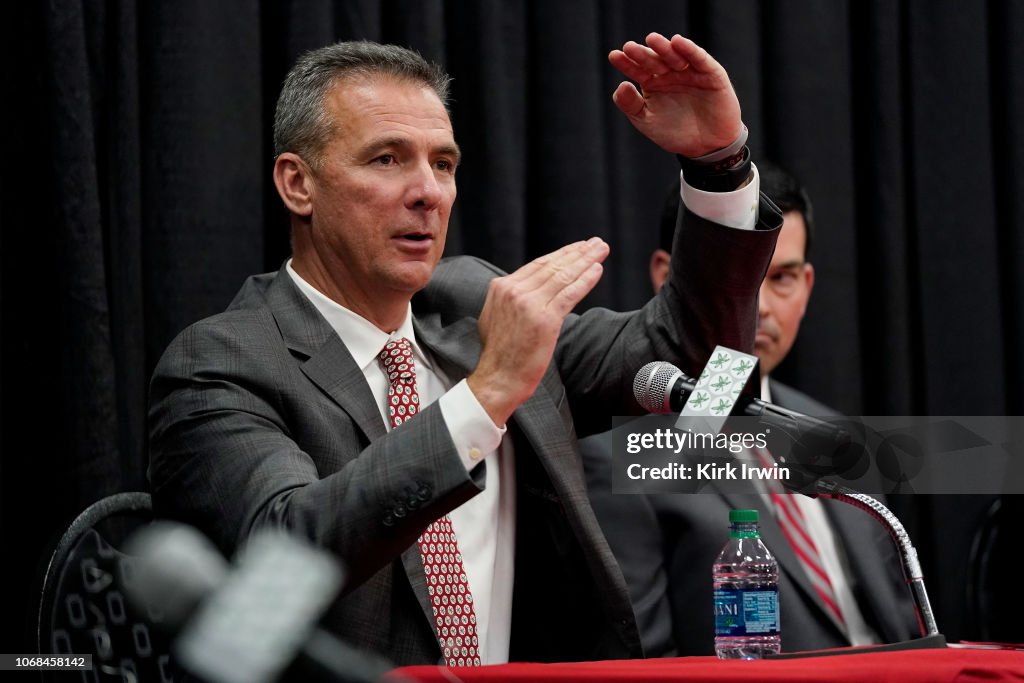 Ohio State Head Coach Urban Meyer Press Conference