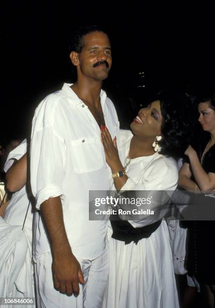 Stedman Graham and Oprah Winfrey during Oprah Winfrey and Stedman Graham Sighting at Stingfellow's Restaurant after the 14th Annual Daytime Emmys at...
