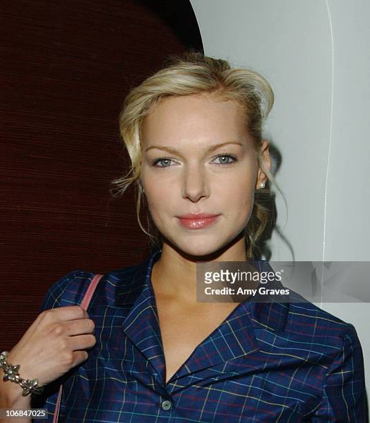 Laura Prepon, wearing Good Art Hollywood jewelry during Good Art Hollywood Trunk Show Hosted by Danny Masterson and Chris Masterson with Laura Prepon...