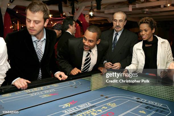 James Denton, Hill Harper, center, from CSI *Exclusive*