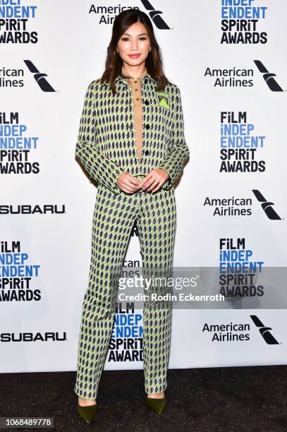Actor Gemma Chan attends the 2019 Film Independent Spirit Awards Nomination Press Conference at W Hollywood on November 16, 2018 in Hollywood,...