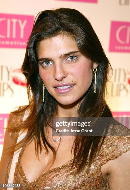 Lake Bell at CITY Cosmetics, CITY Lips, CITY Face during CITY Cosmetics, CITY Face, CITY Lips at the 2005 Silver Spoon Pre-Golden Globe Hollywood...