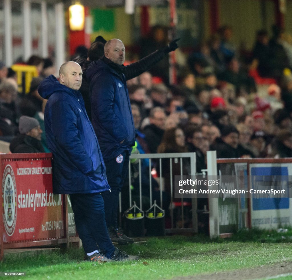 Accrington Stanley v Lincoln City - Checkatrade Trophy