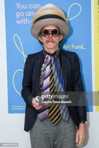 Martin Creed attends the Turner Prize 2018 winner announcement at Tate Britian on December 4, 2018 in London, England.