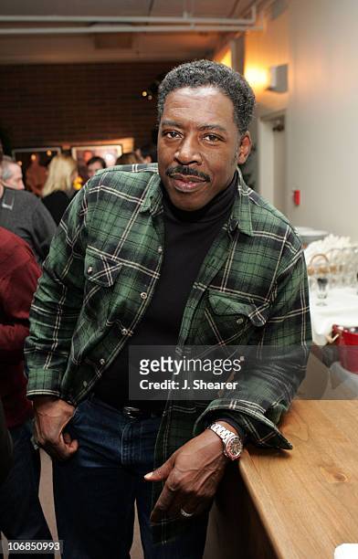 Ernie Hudson during 2005 Sundance Film Festival - "Marilyn Hotchkiss Ballroom Dancing and Charm School" Dinner Hosted by Moviefone at HP Portrait...
