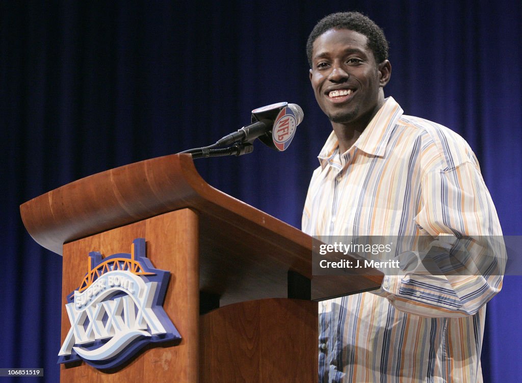 Super Bowl XXXIX - Deion Branch Receives a Cadillac of His Choice and is Named Super Bowl XXXIX MVP - Press Conference