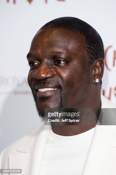 Akon attends the Chain Of Hope Gala Ball 2018 at Old Billingsgate on November 16, 2018 in London, England.