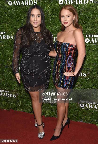 Social Influencers Claudia Oshry and Jackie Oshry attend the Inaugural TPG Awards Ceremony at Intrepid Sea-Air-Space Museum on December 4, 2018 in...