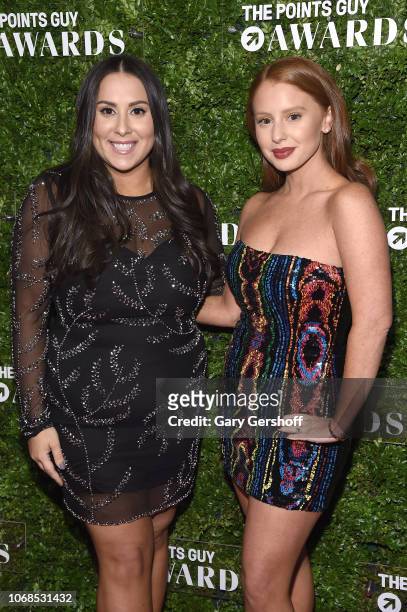 Social Influencers Claudia Oshry and Jackie Oshry attend the Inaugural TPG Awards Ceremony at Intrepid Sea-Air-Space Museum on December 4, 2018 in...