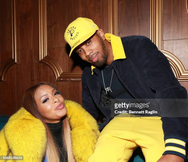 Personalities Vanessa Simmons and Jojo Simmons pose for a picture during the "Growing Up Hip Hop" season 4 party on December 4, 2018 in New York City.