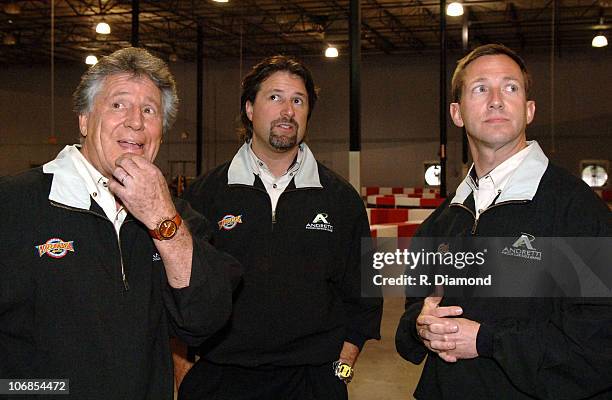 Mario Andretti, Michael Andretti and John Andretti