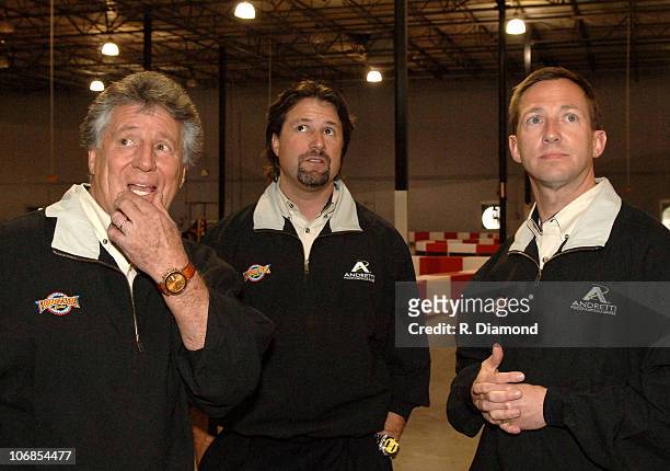 Mario Andretti, Michael Andretti and John Andretti