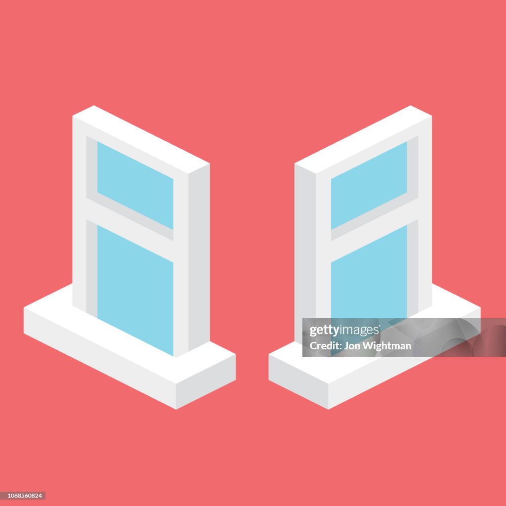 Isometric Vector Windows High-Res Vector Graphic - Getty Images