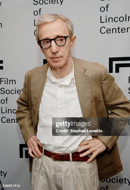 Woody Allen during The Film Society of Lincoln Center Presents "An Evening With Woody Allen" and a Special Screening of His Latest Film "Match Point"...