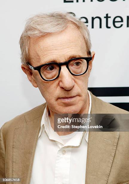 Woody Allen during The Film Society of Lincoln Center Presents "An Evening With Woody Allen" and a Special Screening of His Latest Film "Match Point"...