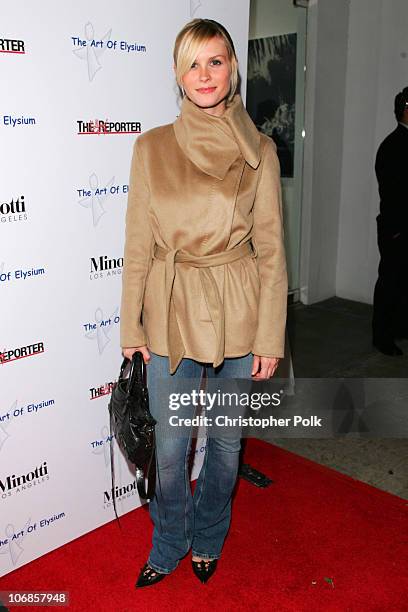 Bonnie Somerville during The Art of Elysium Presents Russel Young "fame, shame and the realm of possibility" Hosted by Balthazar Getty and Joaquin...