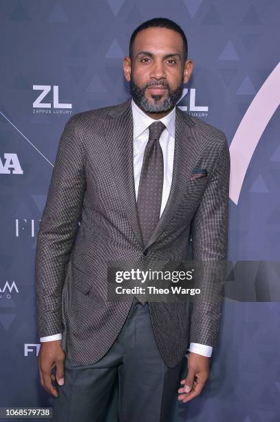 Former NBA player Grant Hill attends the 2018 Footwear News Achievement Awards at IAC Headquarters on December 4, 2018 in New York City.