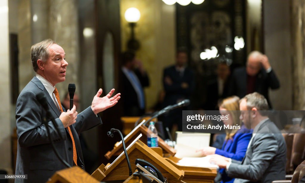 Wisconsin Republicans Try To Push Through Legislation Aimed At Limiting Incoming Democrats Power