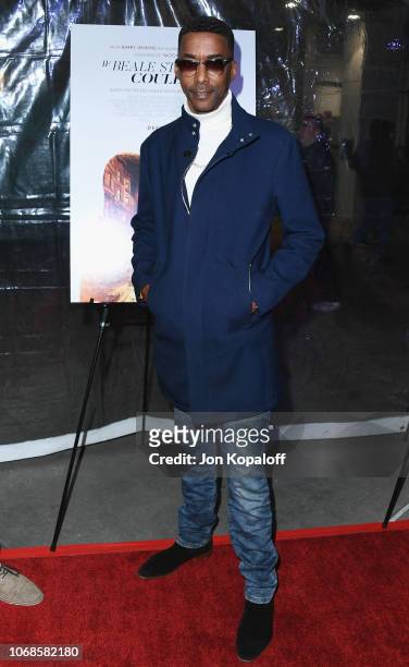 Miguel A. Nunez Jr. Arrives at the Los Angeles Special Screening Of "If Beale Street Could Talk" at ArcLight Hollywood on December 4, 2018 in...