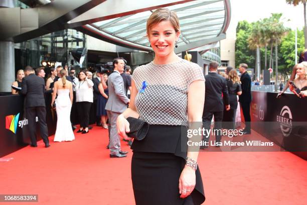 Brooke Satchwell attends the 2018 AACTA Awards Presented by Foxtel at The Star on December 5, 2018 in Sydney, Australia.