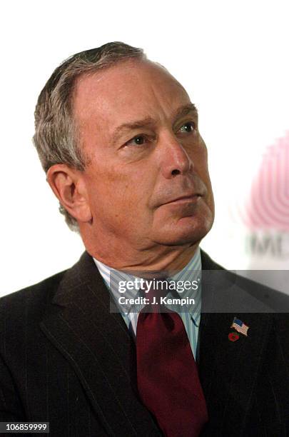 Michael Bloomberg, Mayor of New York City during Wynton Marsalis Announced as Special Guest for the 2006 New Year's Eve Celebration in Times Square...