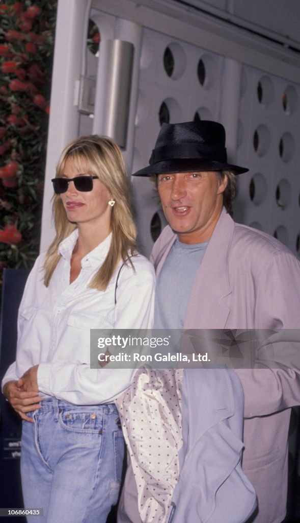 Rod Stewart and Kelly Emberg Sighting at Los Angeles International Airport - May 14, 1990