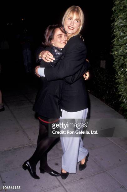 Natasha Wagner and Katie Wagner during Katie Wagner and Natasha Wagner Sighting at Le Dome Restaurant in West Hollywood - August 16, 1991 at Le Dome...
