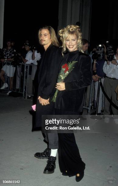Katie Wagner and Harold Pruett during Jean Paul Gaultier Fashion Show to Benefit AmFar - September 24, 1992 at Shrine Auditorium in Los Angeles,...