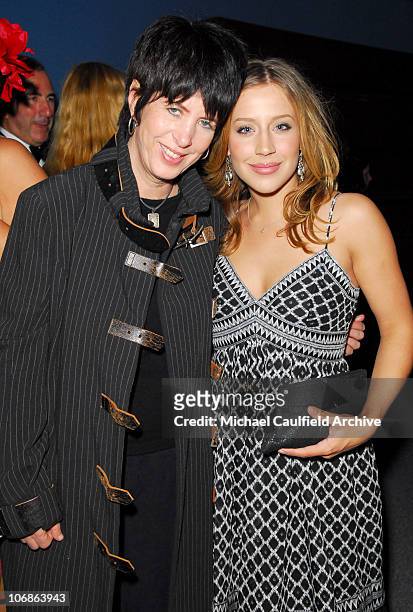 Diane Warren and Jessi Collins during 14th Annual Elton John AIDS Foundation Oscar Party Co-hosted by Audi, Chopard and VH1 - Inside at Pacific...