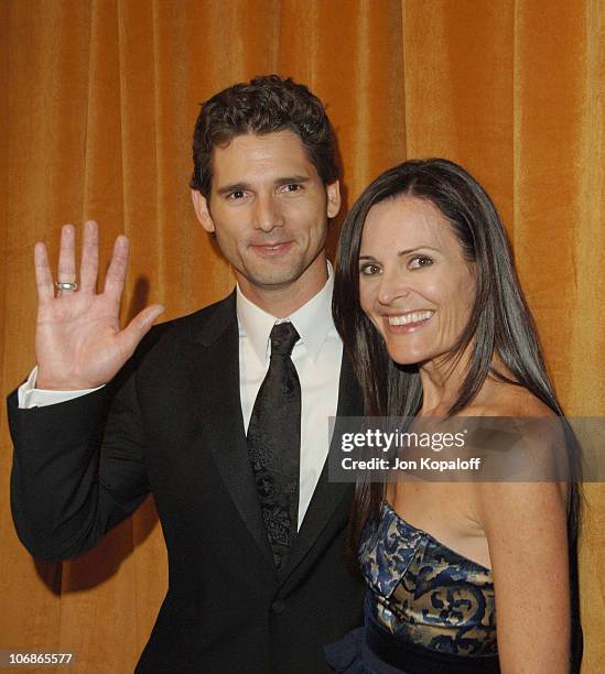 Eric Bana and wife Rebecca Gleeson during The Weinstein Company/Glamour 2006 Golden Globes After Party at Trader Vic's in Beverly Hilton Hotel,...