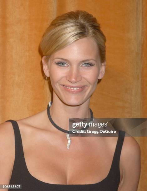 Natasha Henstridge during The Weinstein Co./Glamour 2006 Golden Globe After Party - Arrivals at Trader Vic's in Beverly Hills, California, United...