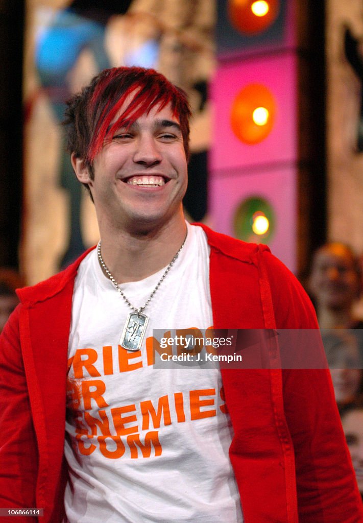 Coheed and Cambria and Pete Wentz of Fall Out Boy Visit MTV's "TRL" - January 19, 2006