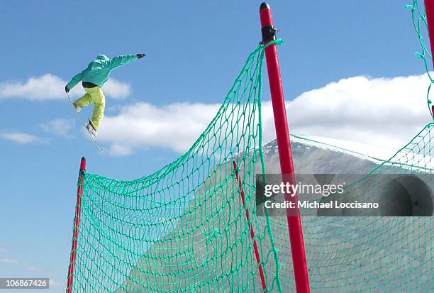 Russell Collins during 24th Annual Burton US Open Snowboarding Championships at Stratton Mountain in Stratton, Vermont, United States.