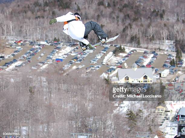 Halfpipe Finals - March 18th during 24th Annual Burton US Open Snowboarding Championships at Stratton Mountain in Stratton, Vermont, United States.
