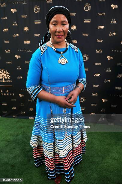 Makaziwe Mandela during the Forever Young Ball and Gala Dinner at the House of Mandela on November 30, 2018 in Johannesburg, South Africa. The...