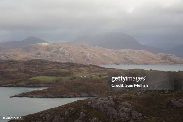 Applecross on the 4th November 2018 on the Applecross Peninsula on the west coast of Scotland in the United Kingdom.