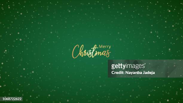 illustrazioni stock, clip art, cartoni animati e icone di tendenza di sfondo natalizio per saluti - colore verde