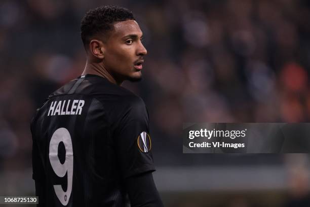 Sebastien Haller of Eintracht Frankfurt during the UEFA Europa League group H match between Eintracht Frankfurt and Olympique de Marseille at the...