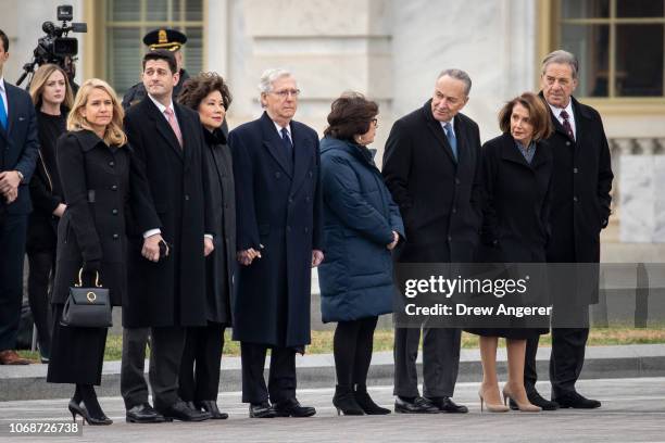 Janna Ryan, Speaker of the House Paul Ryan, Transportation Secretary Elaine Chao, Senate Majority Leader Mitch McConnell, Iris Weinshall, Senate...