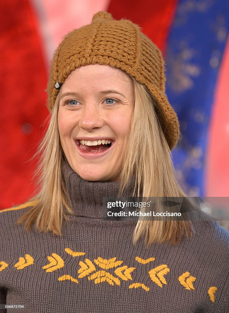 Hannah Teter during Hannah Teter, Shaun White, Arturo Gatti and ...