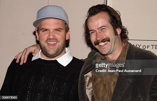 Ethan Suplee and Jason Lee during An Evening with "My Name is Earl" Presented by Academy of Television Arts & Sciences - Arrivals at Leonard H....