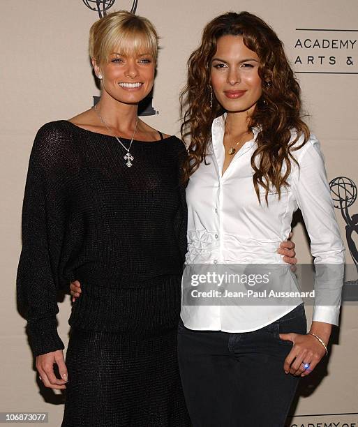 Jaime Pressly and Nadine Velazquez during An Evening with "My Name is Earl" Presented by Academy of Television Arts & Sciences - Arrivals at Leonard...