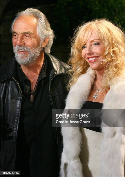 Tommy Chong and Shelby Chong during Marijuana Policy Project Celebrity Fundraiser at the Playboy Mansion in Beverly Hills - March 30, 2006 at Playboy...