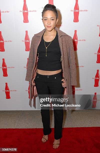 Naima Mora, Winner of America's Next Top Model 4 during Coca-Cola's "Coke Side Of Life" Launch Party with a Performance by Ne-Yo - March 30, 2006 at...