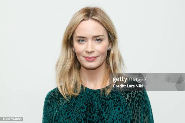 Actor Emily Blunt attends The Academy of Motion Pictures Arts and Sciences official Academy screening Of "Mary Poppins Returns" at the MoMA Titus One...